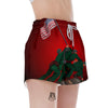 War Memorial American Print Women's Shorts-grizzshop