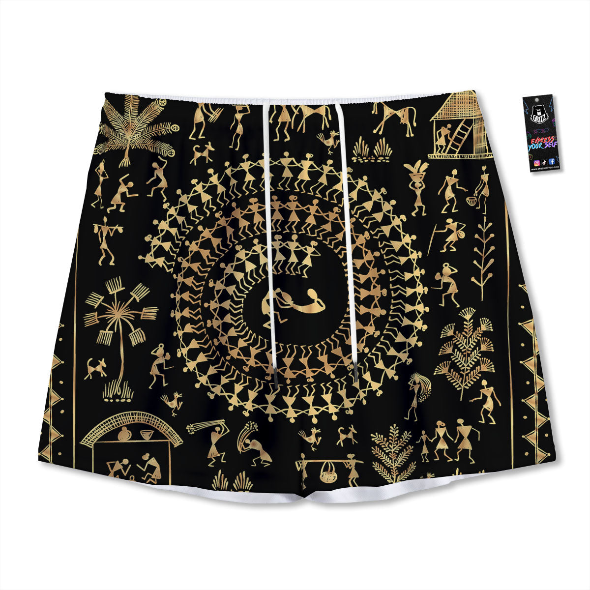 USD Flying Print Mesh Shorts
