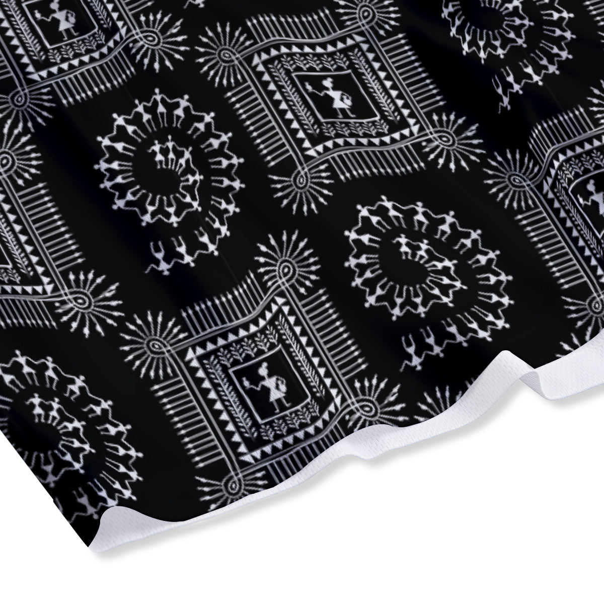 Vegan Cute Print Pattern Mesh Shorts