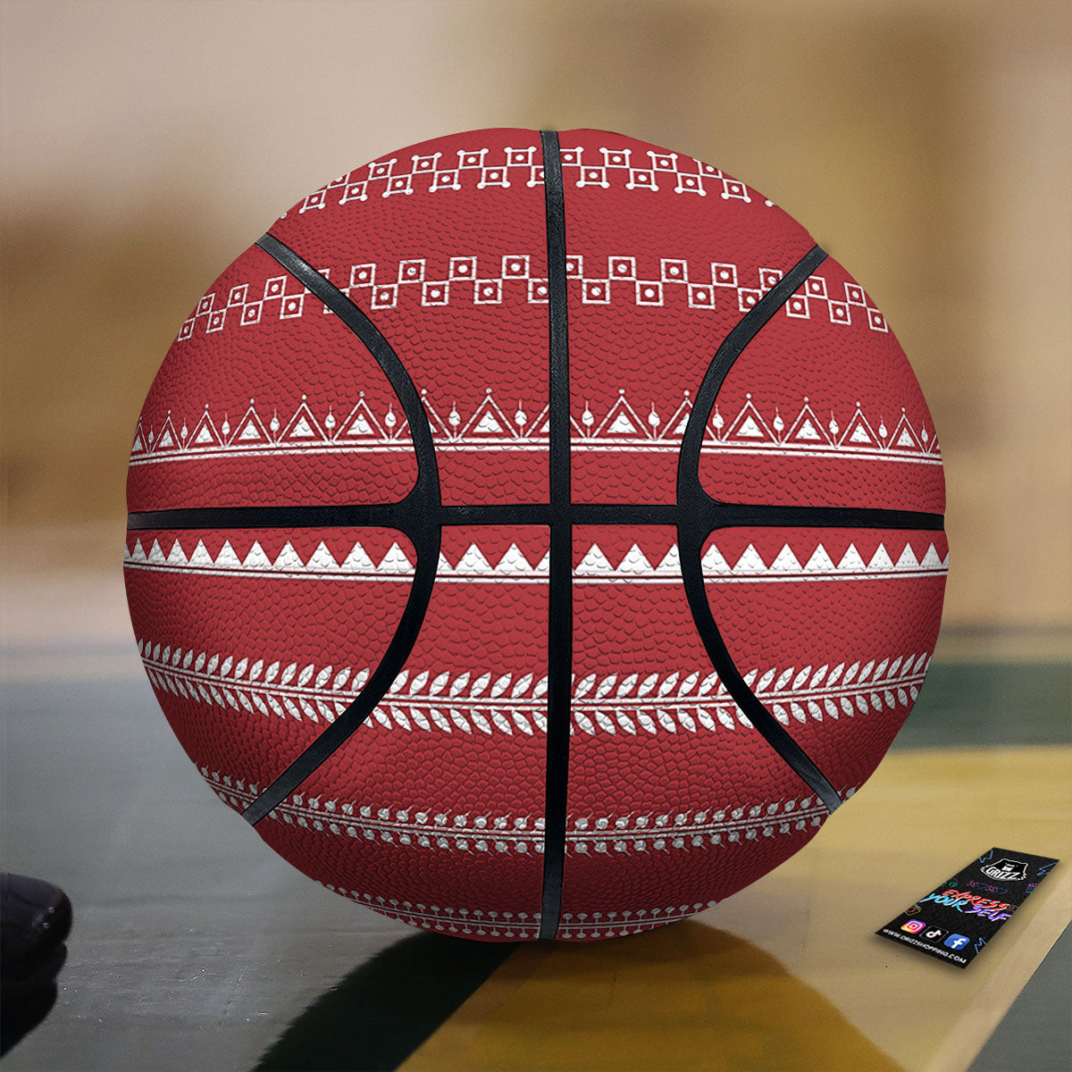 Wheel Zodiac Signs Print Basketball