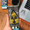 Warning Nuclear Symbol Print Tumbler-grizzshop