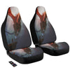 Warrior And Red Dragon Print Car Seat Covers-grizzshop