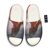 Warrior And Red Dragon Print Sandals-grizzshop