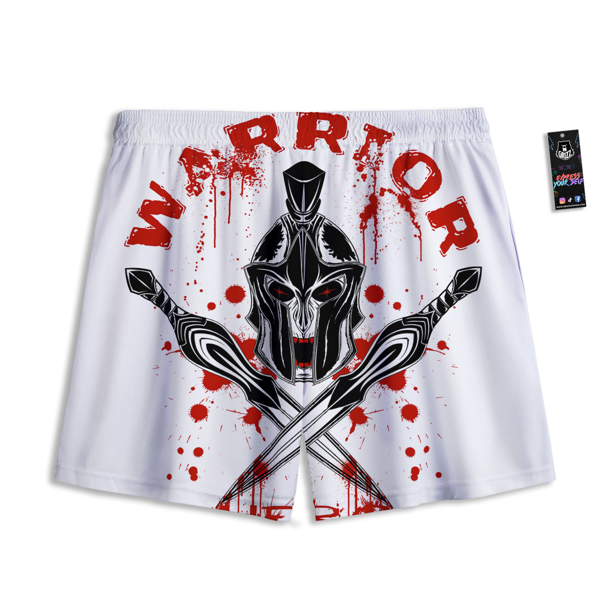Universe Galaxy Space Dark Nebula Print Mesh Shorts