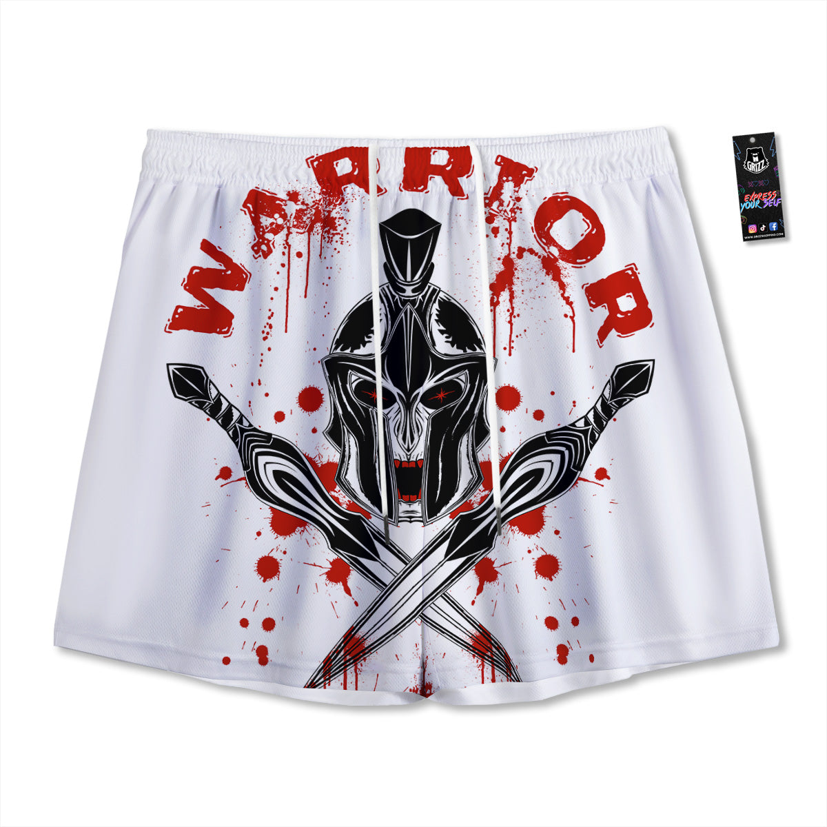 Universe Galaxy Space Dark Nebula Print Mesh Shorts