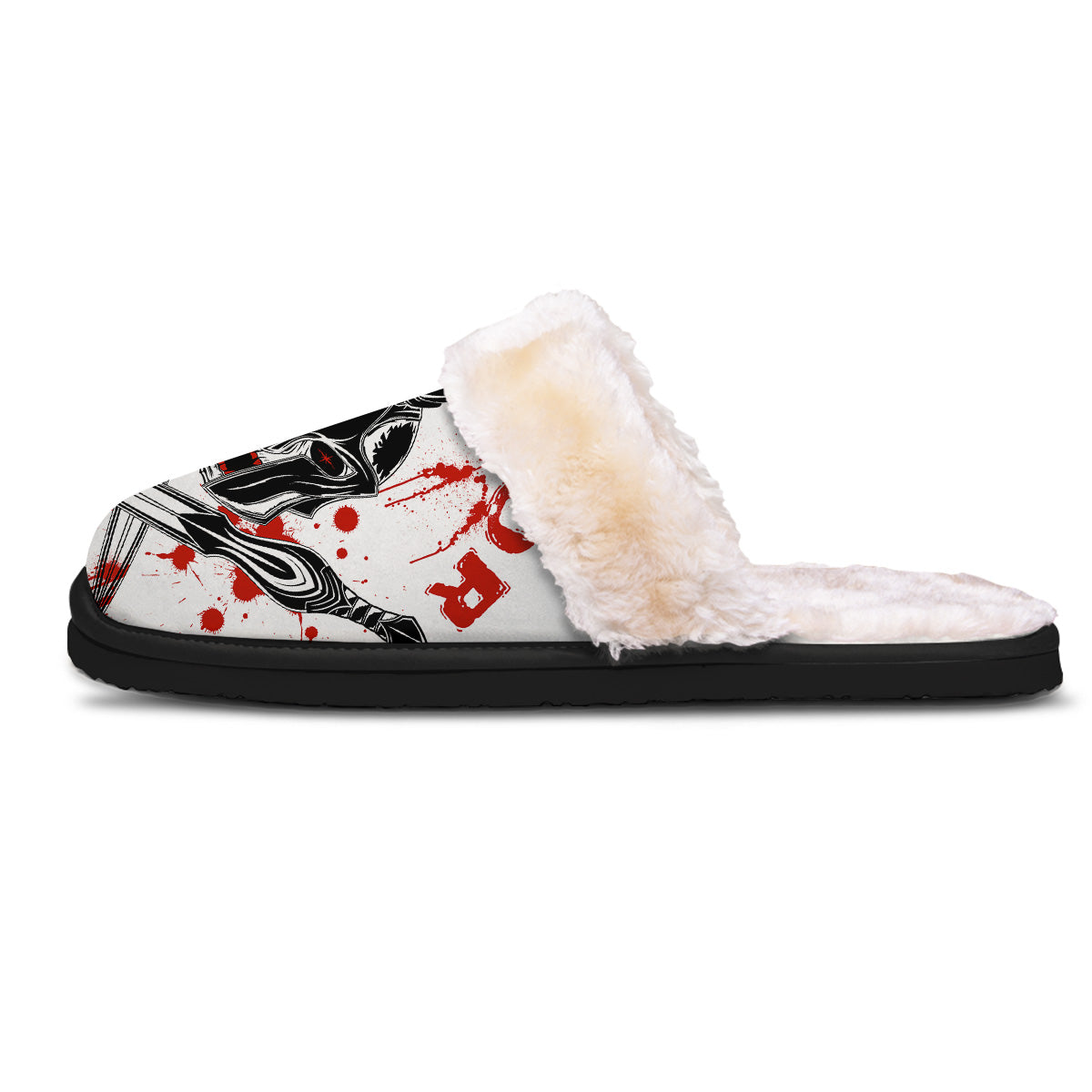 Warrior Bloody Spartan Print Slippers-grizzshop