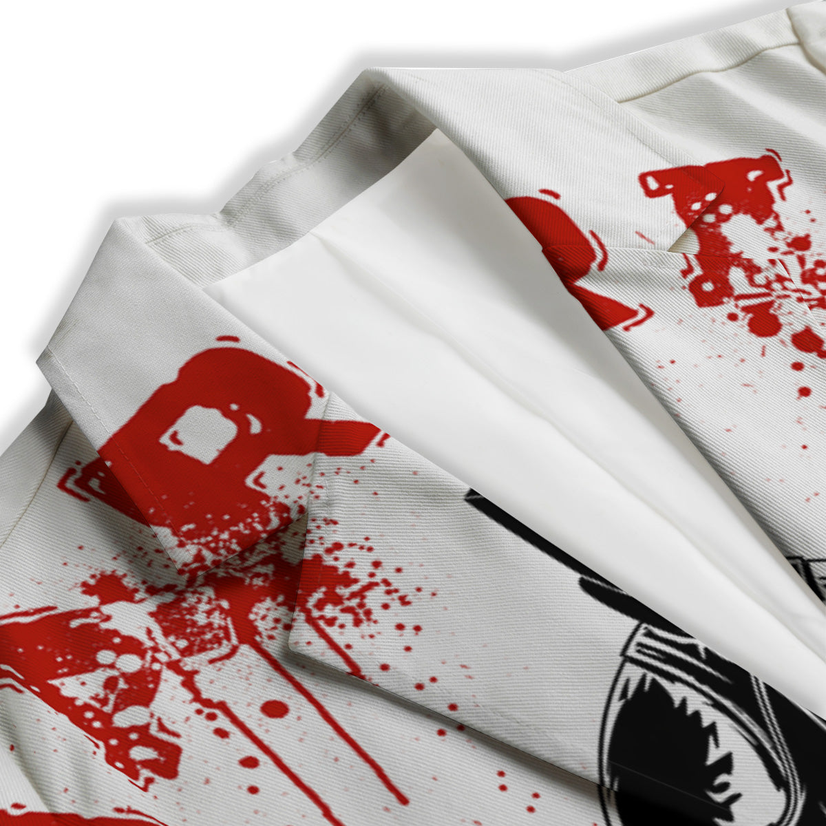 Warrior Bloody Spartan Print Women's Blazer-grizzshop