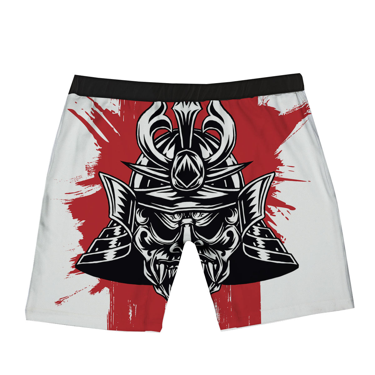 Warrior Japanese Samurai Print Boxer Briefs-grizzshop