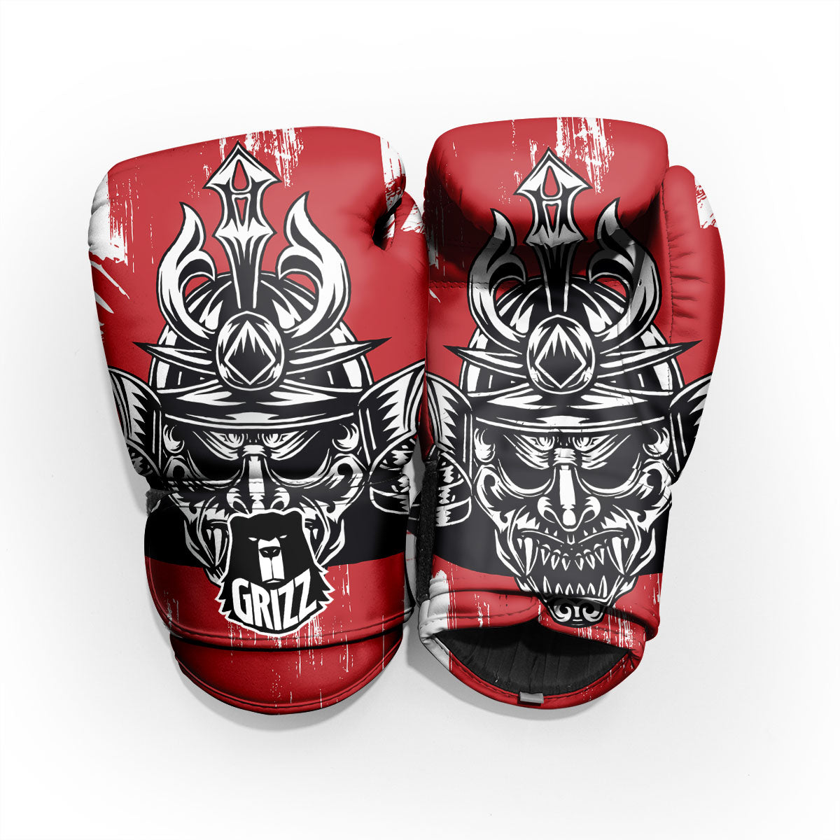 Warrior Japanese Samurai Print Pro Boxing Glove