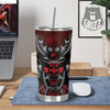 Warrior Mask Japanese Print Tumbler-grizzshop