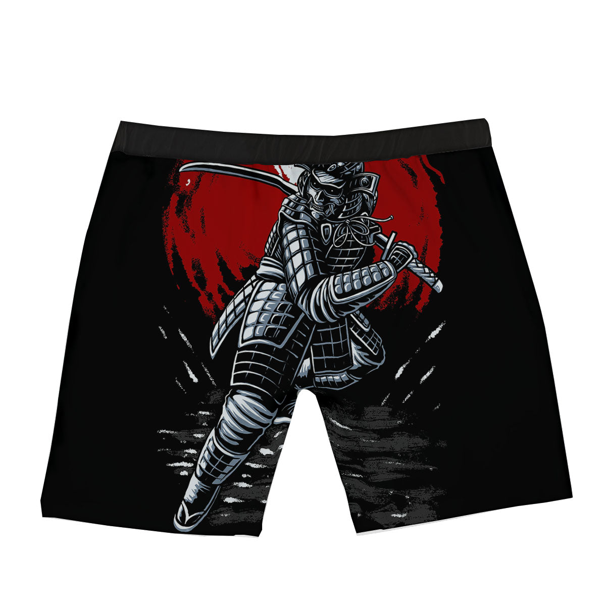 Warrior Samurai Dark Print Boxer Briefs-grizzshop