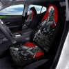 Warrior Samurai Dark Print Car Seat Covers-grizzshop