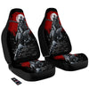 Warrior Samurai Dark Print Car Seat Covers-grizzshop