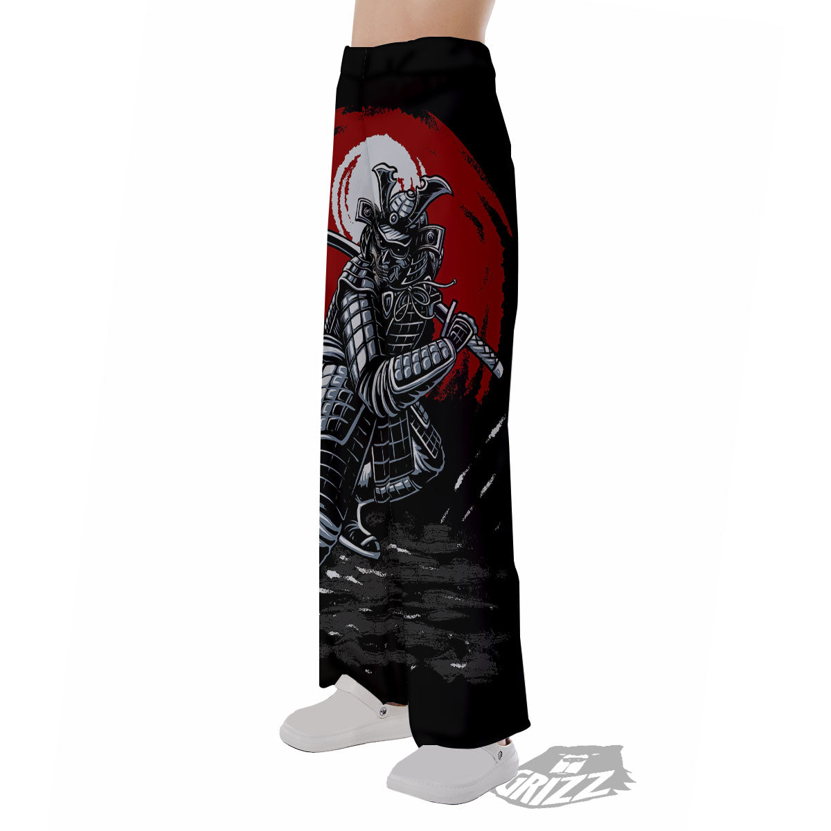 Warrior Samurai Dark Print Pajama Pants-grizzshop