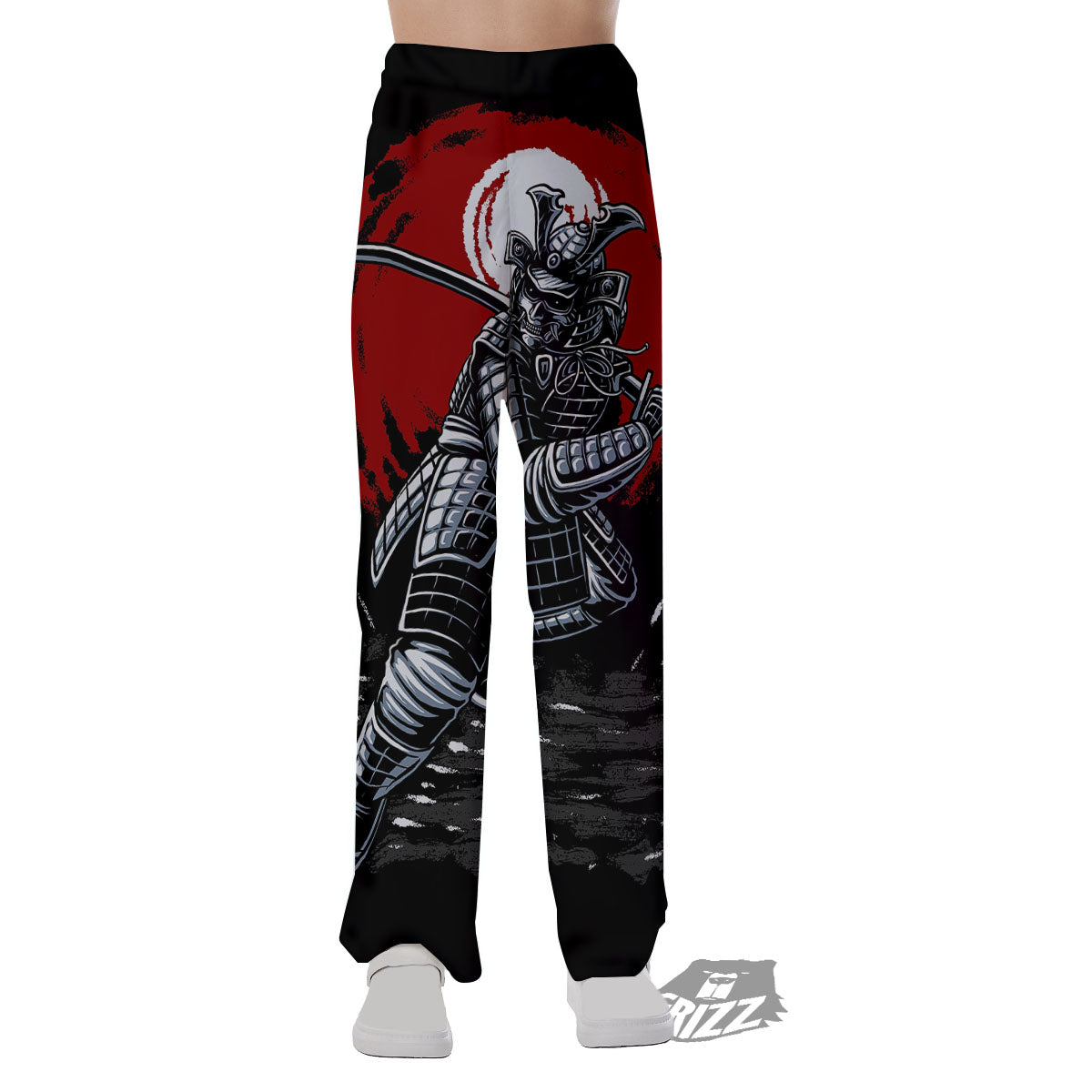 Warrior Samurai Dark Print Pajama Pants-grizzshop