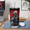 Warrior Samurai Dark Print Tumbler-grizzshop