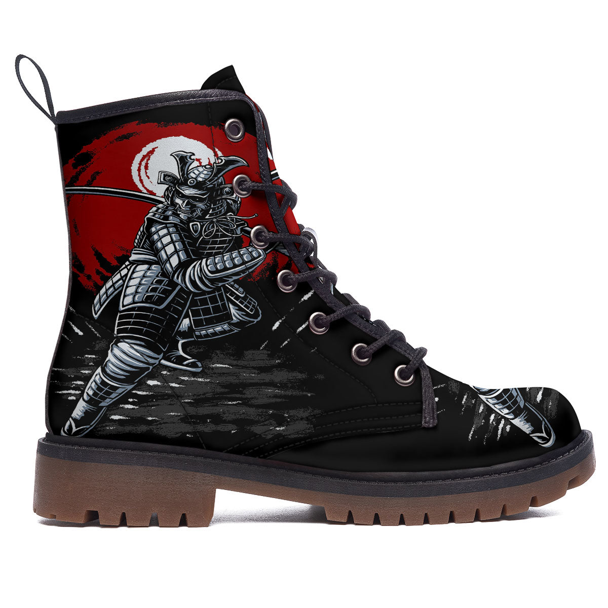 Warrior Samurai Dark Print Work Boots-grizzshop