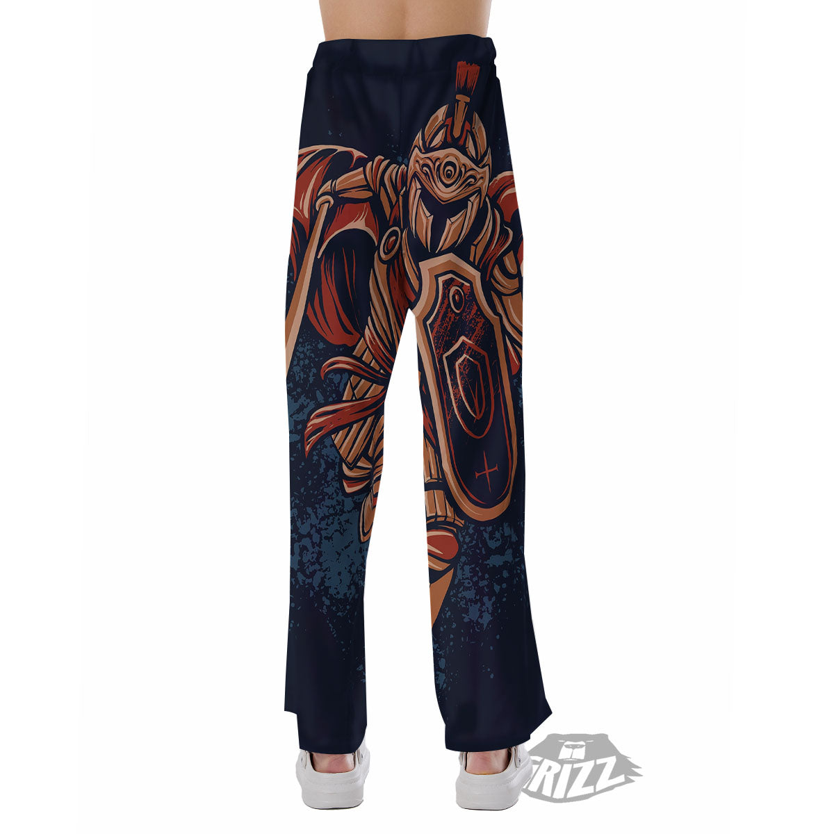 Warrior Spartan Print Pajama Pants-grizzshop