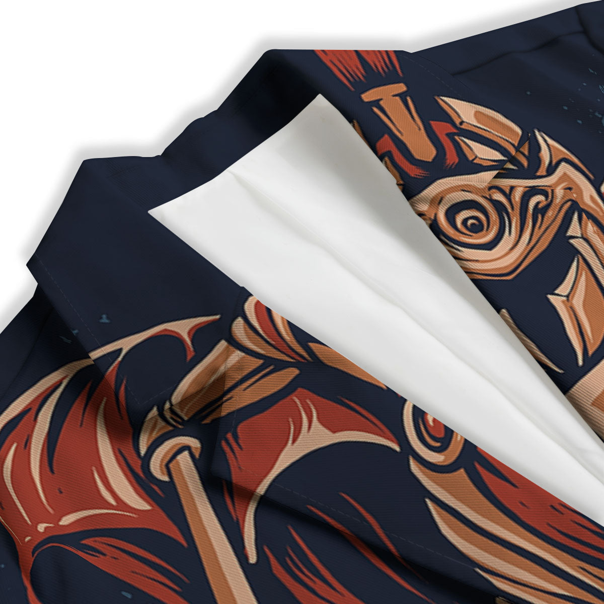 Warrior Spartan Print Women's Blazer-grizzshop