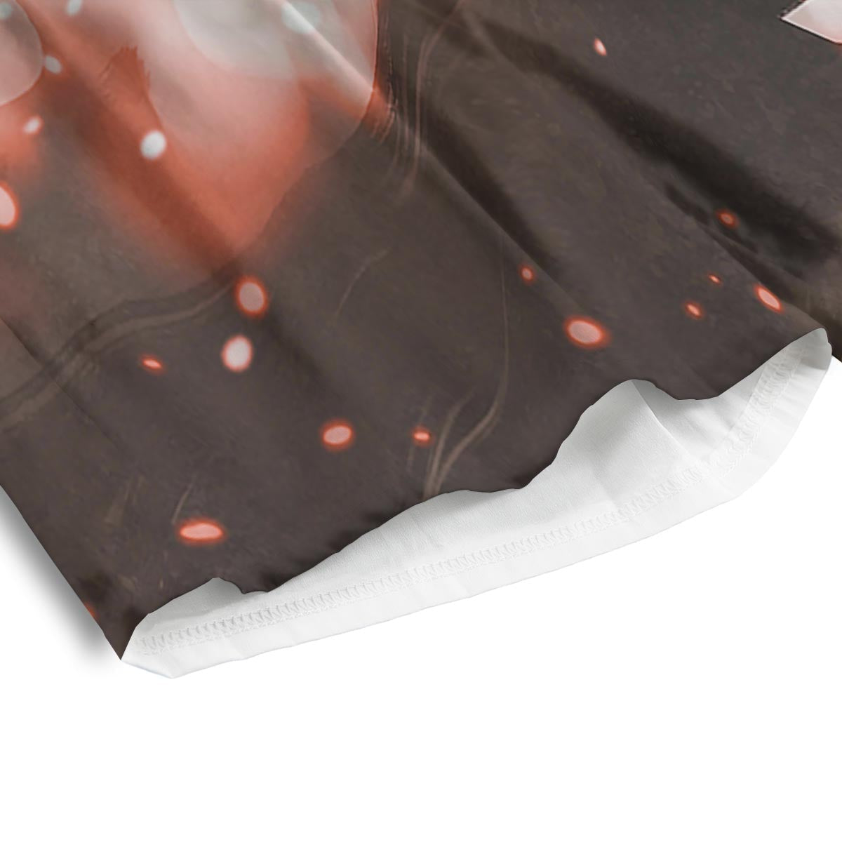 Warrior Sunset Samurai Print Men's Athletic Shorts