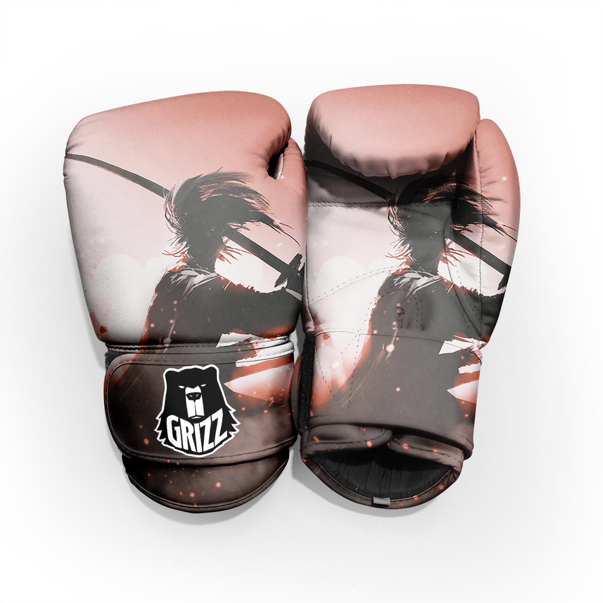 Warrior Sunset Samurai Print Pro Boxing Glove