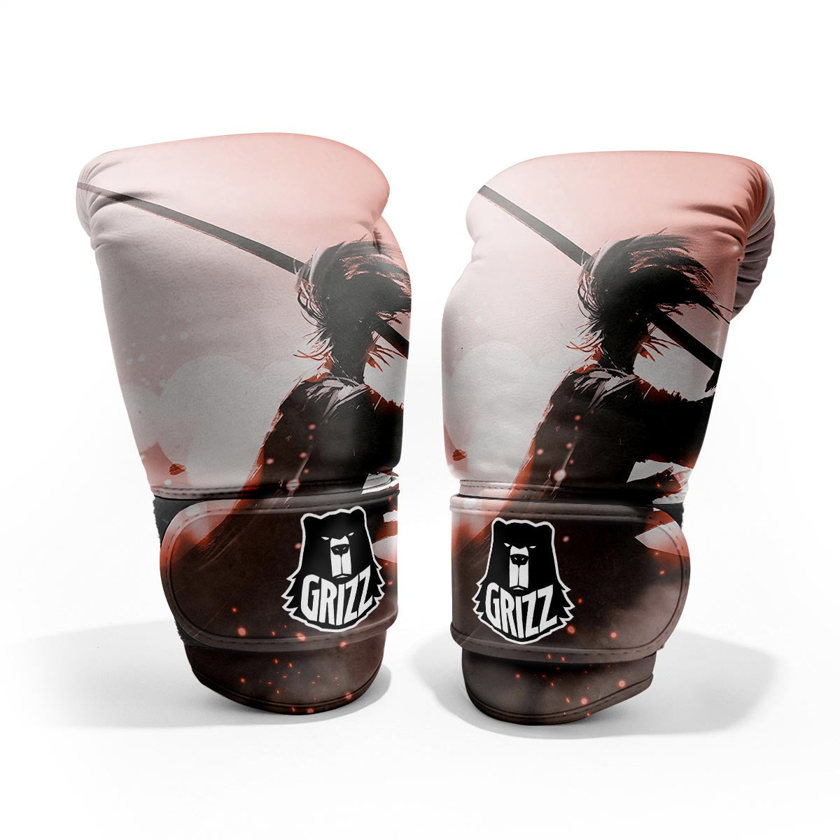 Warrior Sunset Samurai Print Pro Boxing Glove