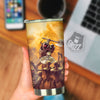 Warrior Viking Machine Print Tumbler-grizzshop