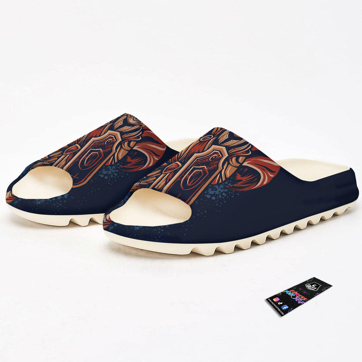 Warrior Spartan Print Sandals-grizzshop
