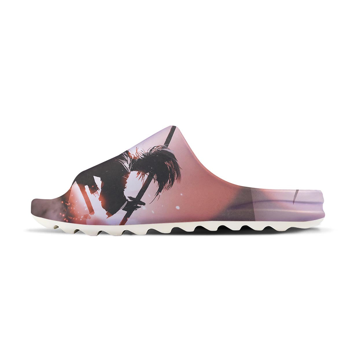 Warrior Sunset Samurai Print Sandals-grizzshop