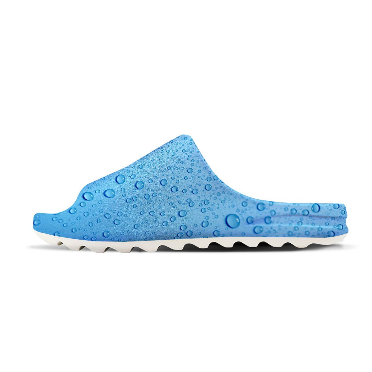 Water Drops Print Sandals-grizzshop