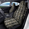 Watercolor Abstract Snake Animal Skin Print Car Seat Covers-grizzshop