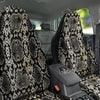 Watercolor Abstract Snake Animal Skin Print Car Seat Covers-grizzshop