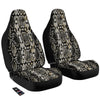 Watercolor Abstract Snake Animal Skin Print Car Seat Covers-grizzshop