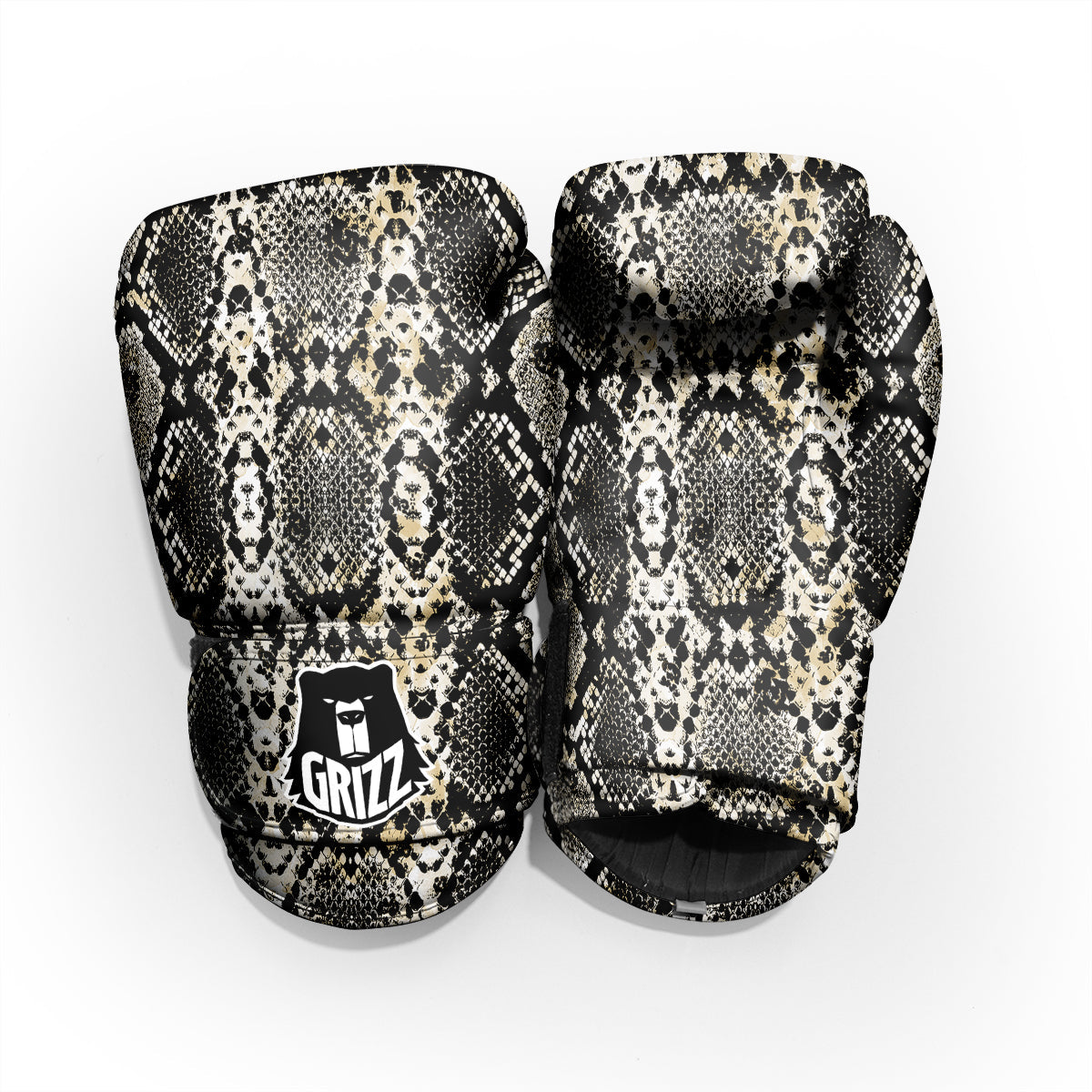 Watercolor Abstract Snake Animal Skin Print Pro Boxing Glove