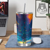 Watercolor Balloons And Storm Print Tumbler-grizzshop