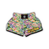 Watercolor Cactus Muay Thai Boxing Shorts-grizzshop