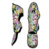 Watercolor Cactus Muay Thai Shin Guards-grizzshop