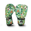 Watercolor Cactus Print Boxing Gloves-grizzshop