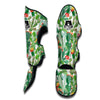 Watercolor Cactus Print Muay Thai Shin Guards-grizzshop