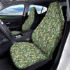 Watercolor Dinosaurs Plants Print Pattern Car Seat Covers-grizzshop