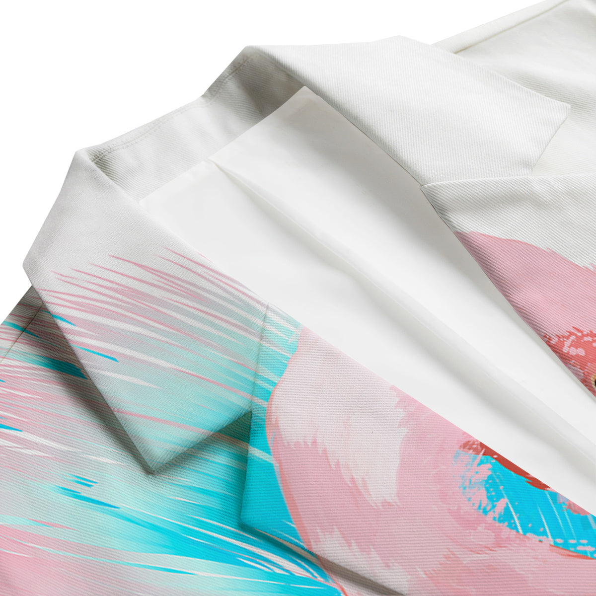 Watercolor Flamingo Men's Blazer-grizzshop