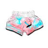 Watercolor Flamingo Muay Thai Boxing Shorts-grizzshop