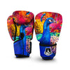 Watercolor Peacock Boxing Gloves-grizzshop