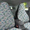 Watercolor Summer Island Palm Tree Print Pattern Car Seat Covers-grizzshop