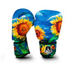 Watercolor Sunflower Boxing Gloves-grizzshop