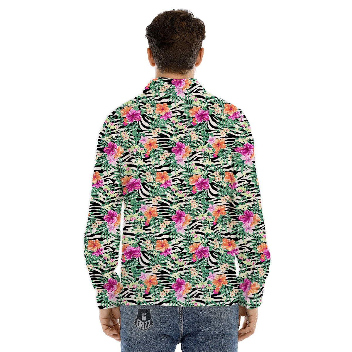 Watercolor Vietnamese Pho Print Pattern Men's Dress Shirts-grizzshop