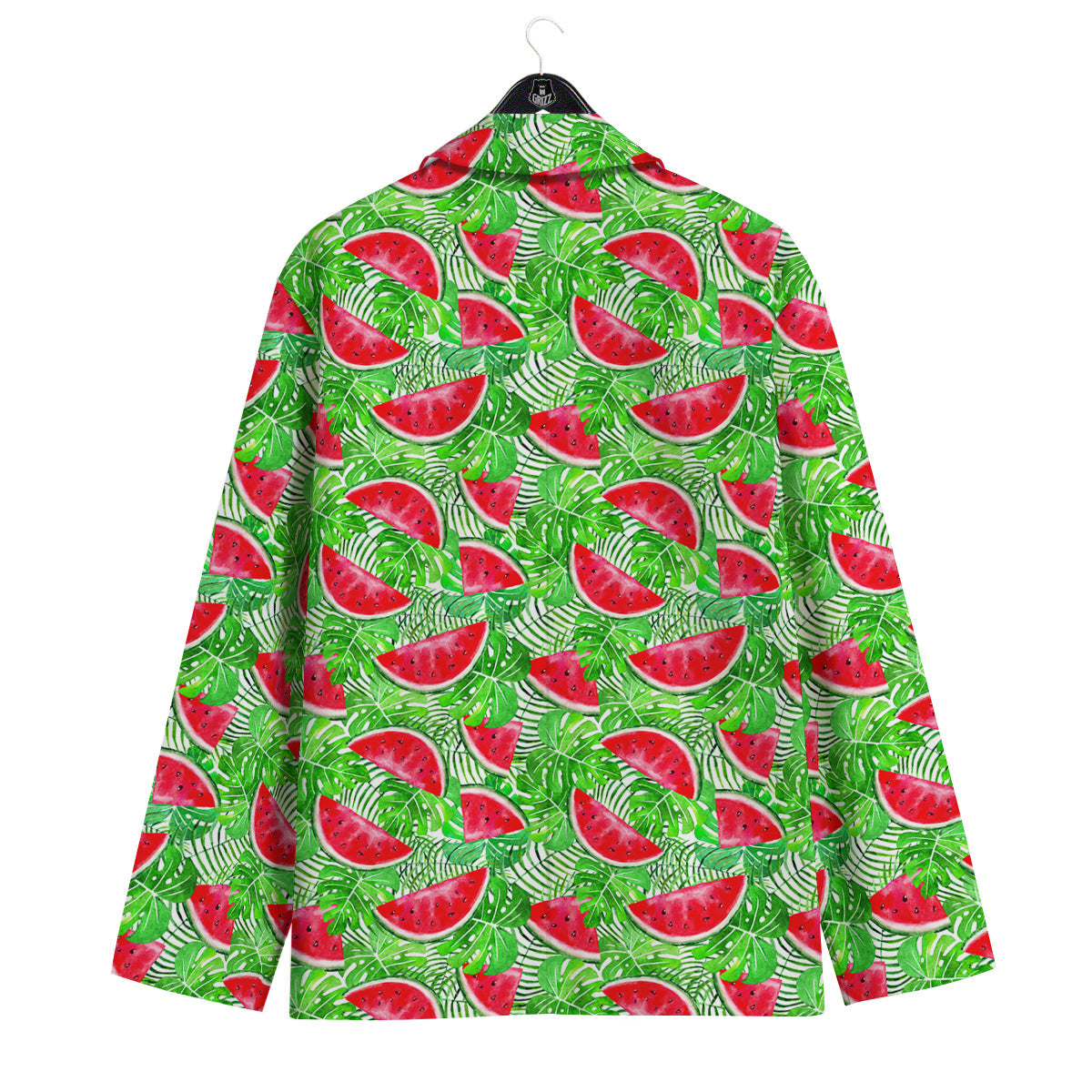 Watermelon Aloha Tropical Print Pattern Men's Sport Coat-grizzshop