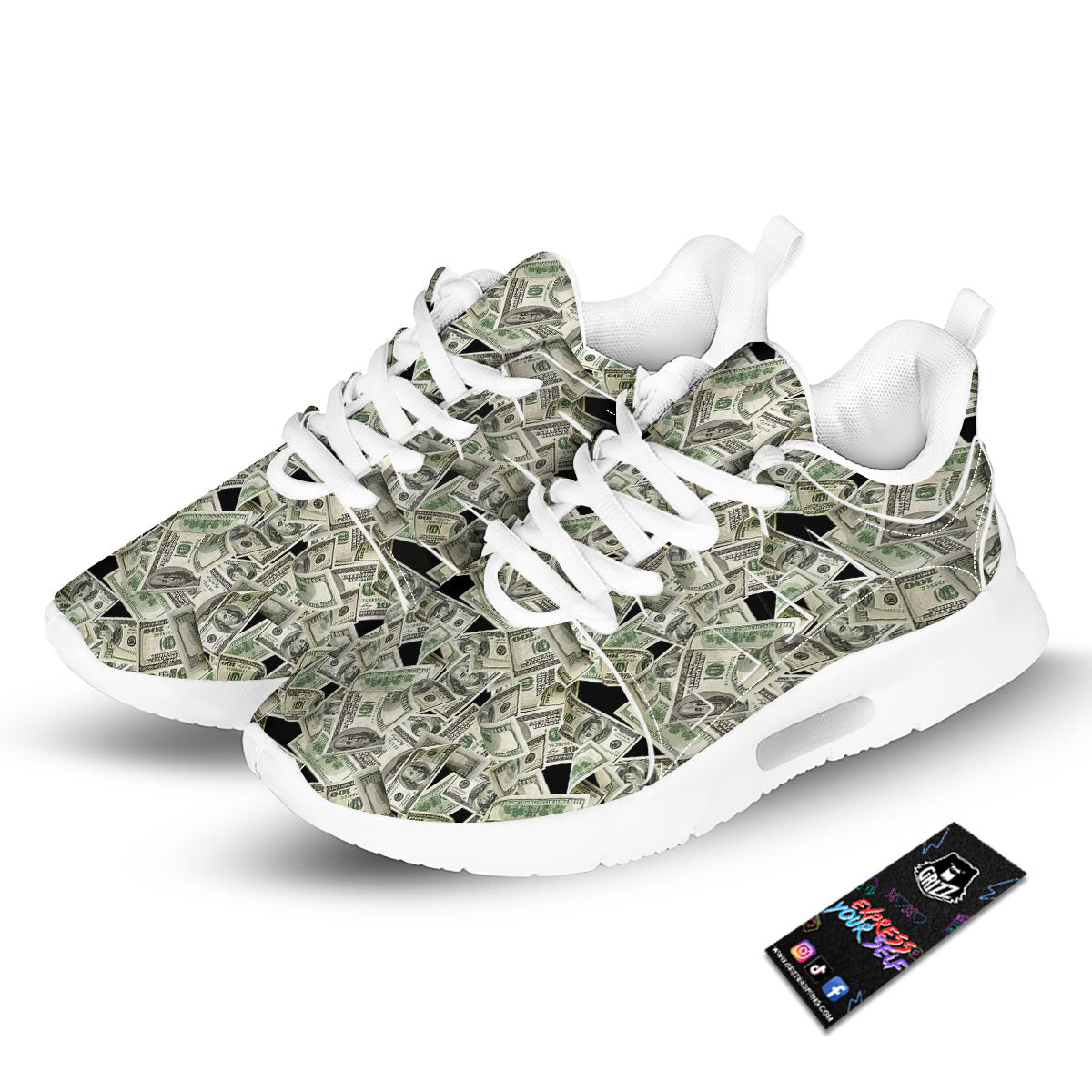Watermelon Blue Cute Print Pattern Tennis Shoes-grizzshop
