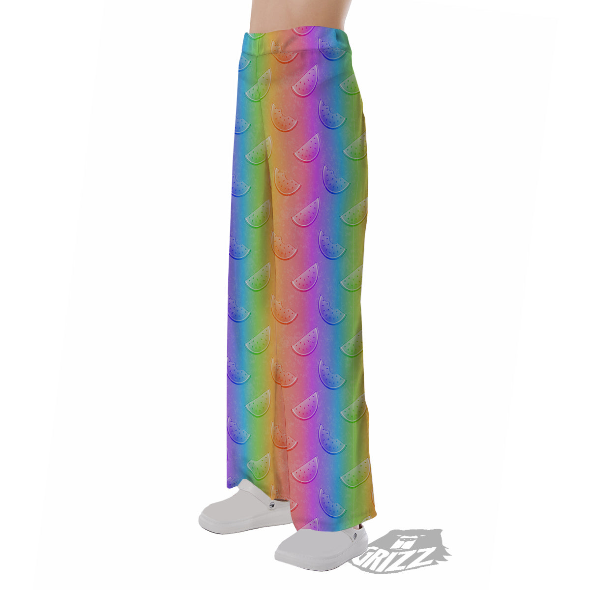 Watermelon Colorful Print Pattern Pajama Pants-grizzshop