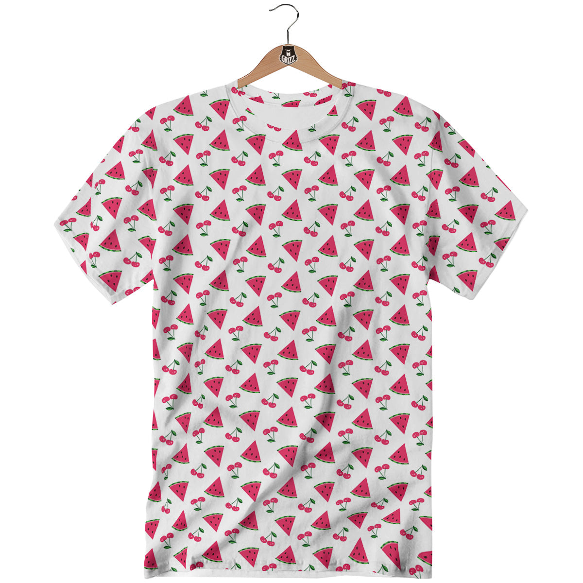 Watermelon Cute Berry Print Pattern T-Shirt-grizzshop